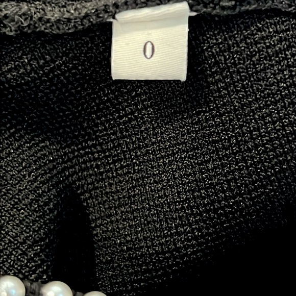 NWOT Sandro Gild Faux Pearl Embellished Knit Top--missing a few pearls (armhole) - Picture 11 of 11